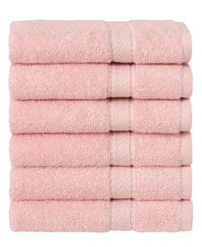 Linum Home Sinemis 6-pc. Terry Washcloth Set In Pink