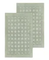 Linum Home Sinemis Circle Design 2-pc. Bath Mat Set In Green