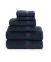 Linum Home Sinemis Terry 6-pc. Towel Set Bedding In Navy