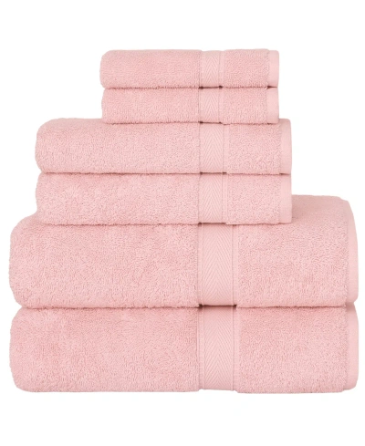 Linum Home Sinemis Terry 6-pc. Towel Set In Pink