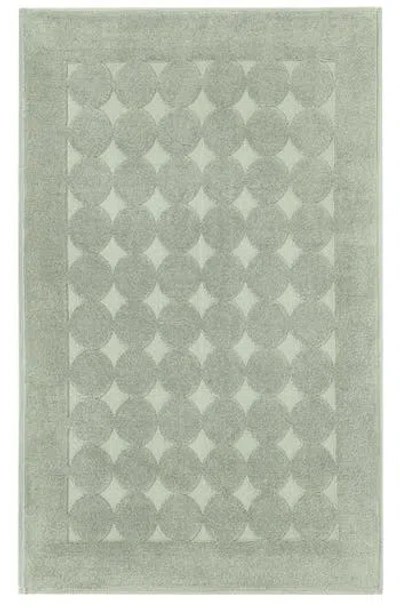 Linum Home Textiles 100% Turkish Cotton Bath Mat In Green