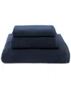 Linum Home Textiles 100% Turkish Cotton Ediree 3pc Towel Set In Blue