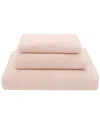Linum Home Textiles 100% Turkish Cotton Ediree 3pc Towel Set In Pink