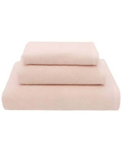 Linum Home Textiles 100% Turkish Cotton Ediree 3pc Towel Set In Pink