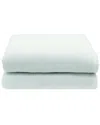 Linum Home Textiles 100% Turkish Cotton Ediree Bath Towels (set Of 2) In Aqua