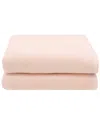 Linum Home Textiles 100% Turkish Cotton Ediree Bath Towels (set Of 2) In Blush
