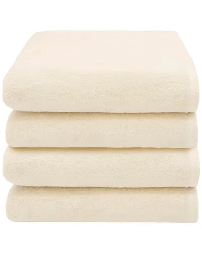 Linum Home Textiles 100% Turkish Cotton Ediree Bath Towels (set Of 4) In Beige