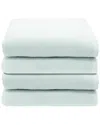 Linum Home Textiles 100% Turkish Cotton Ediree Bath Towels (set Of 4) In Blue
