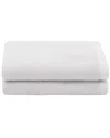 Linum Home Textiles 100% Turkish Cotton Ediree Fingertip Towels (set Of 2) In Silver