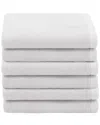 Linum Home Textiles 100% Turkish Cotton Ediree Fingertip Towels (set Of 6) In Silver