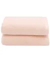 Linum Home Textiles 100% Turkish Cotton Ediree Hand Towels (set Of 2) In Blush