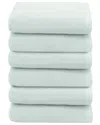 Linum Home Textiles 100% Turkish Cotton Ediree Hand Towels (set Of 6) In Blue