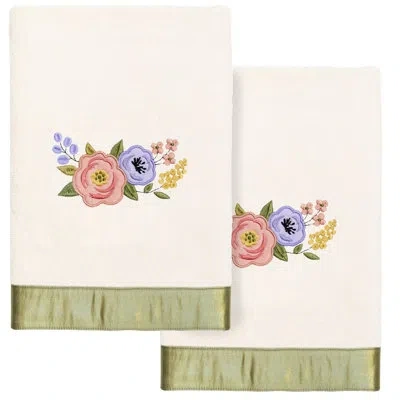 Linum Home Textiles 100% Turkish Cotton Hand Towel In Beige