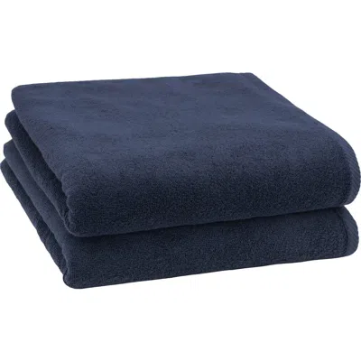 Linum Home Textiles 2-pack Ediree Cotton Bath Towel Set In Blue