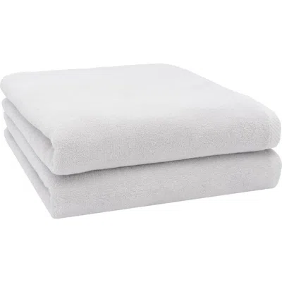 Linum Home Textiles 2-pack Ediree Cotton Bath Towel Set In Silver