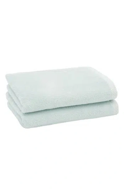Linum Home Textiles 2-pack Ediree Cotton Fingertip Towel Set In Blue