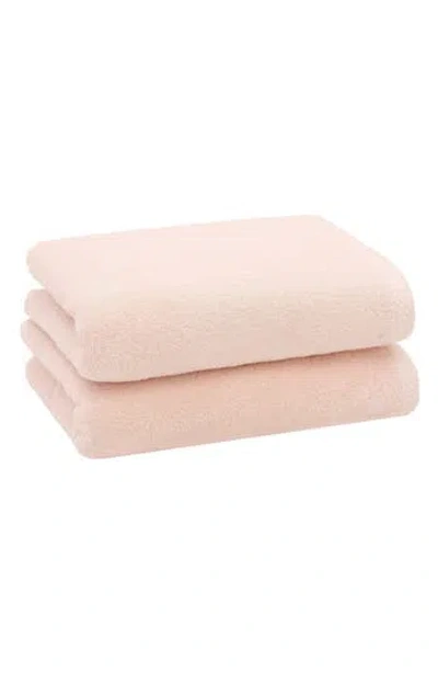 Linum Home Textiles 2-pack Ediree Cotton Hand Towel Set In Pink