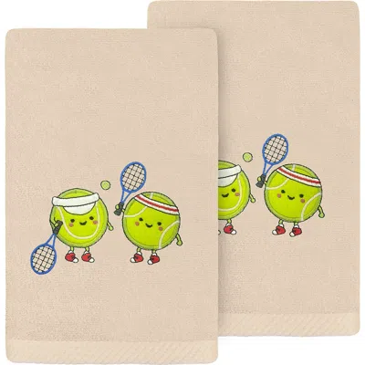 Linum Home Textiles 2-pack Embroidered Hand Towel