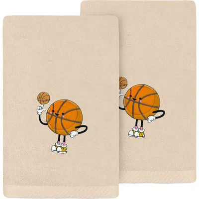 Linum Home Textiles 2-pack Embroidered Hand Towel