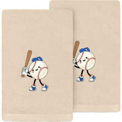 Linum Home Textiles 2-pack Embroidered Hand Towel
