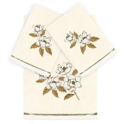 Linum Home Textiles 3 Piece Towel Set In Beige