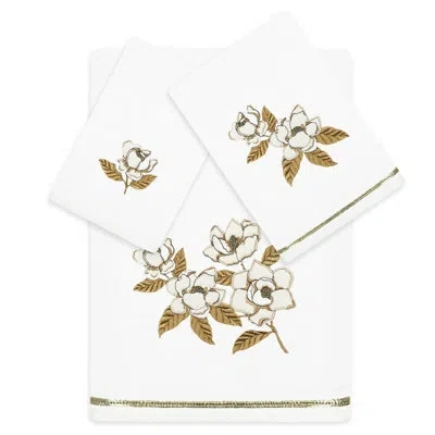 Linum Home Textiles 3 Piece Towel Set In White