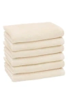Linum Home Textiles 6-pack Ediree Cotton Fingertip Towel Set In Sand