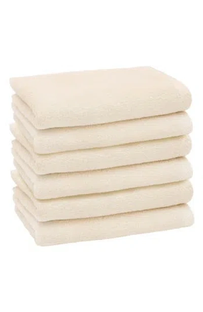 Linum Home Textiles 6-pack Ediree Cotton Fingertip Towel Set In Sand