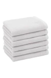 Linum Home Textiles 6-pack Ediree Cotton Fingertip Towel Set In Silver