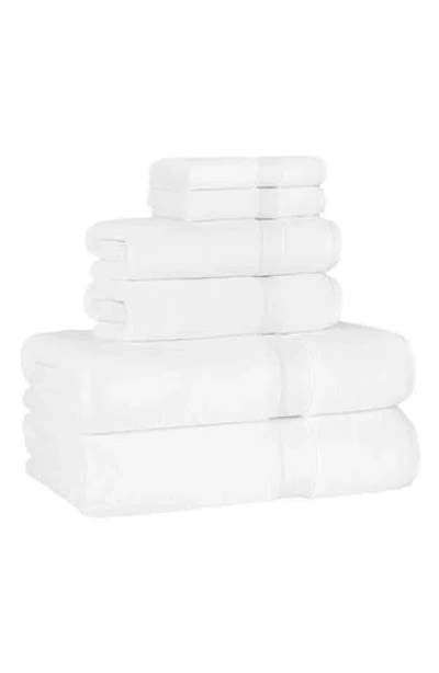 Linum Home Textiles 6-piece Anovia Oversized Towel Set In White