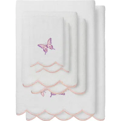 Linum Home Textiles 6-piece Brittney Embroidered Turkish Cotton Towel Set In Multi