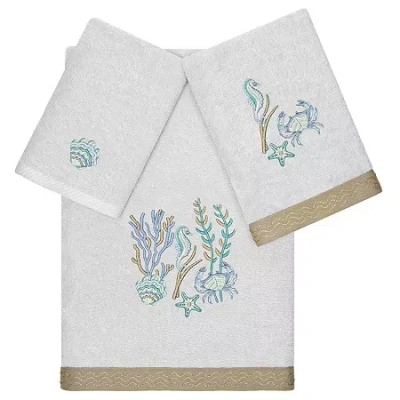 Linum Home Textiles Aaron 3-pc. Bath Towel Set In Gray