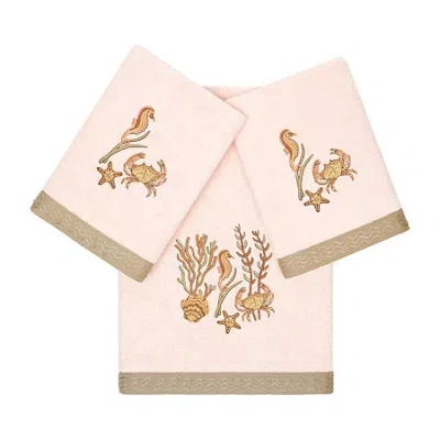 Linum Home Textiles Aaron 3-pc. Bath Towel Set In Pink