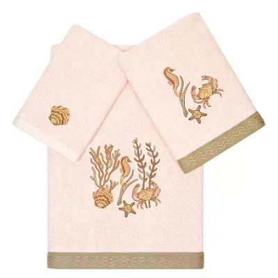 Linum Home Textiles Aaron 3-pc. Bath Towel Set In Pink