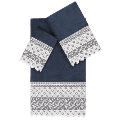 Linum Home Textiles Aiden 3pc Towel Set 3 Piece Turkish Cotton Towel Set