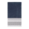 Linum Home Textiles Aiden Embellished Embellished Bath Towel In Blue