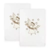 Linum Home Textiles Angel Embroidered 2-pc. Hand Towel In White