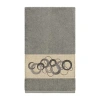 Linum Home Textiles Annabelle Embellished Bath Towel Set In Gray