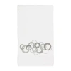 Linum Home Textiles Annabelle Embellished Bath Towel Set In White