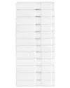 Linum Home Textiles Anovia 12pc Washcloth Set In White