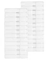 Linum Home Textiles Anovia 24pc Washcloth Set In White