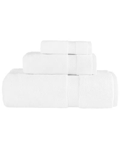 Linum Home Textiles Anovia 3pc Towel Set In White