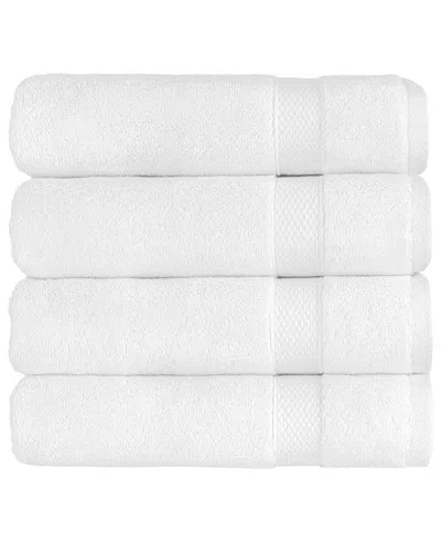 Linum Home Textiles Anovia 4pc Hand Towel Set In White