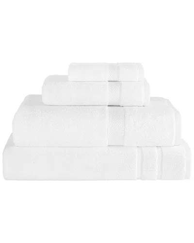 Linum Home Textiles Anovia 4pc Towel Set In White