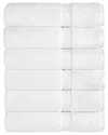 Linum Home Textiles Anovia 6pc Bath Towel Set In White