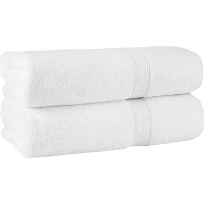Linum Home Textiles Anovia Oversized Bath Towels In White