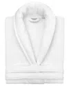 Linum Home Textiles Anovia Personalized Velour Bathrobe In White