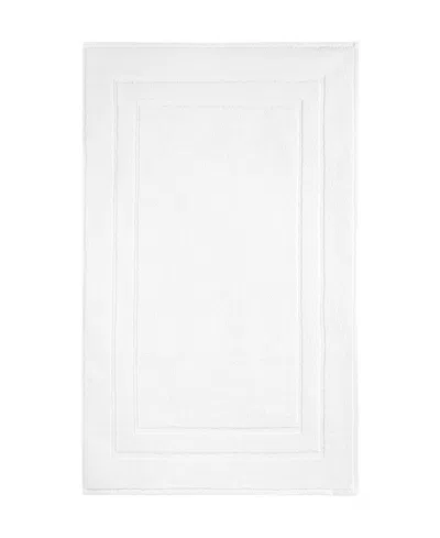 Linum Home Textiles Anovia Turkish Cotton Bath Mat, 20" X 32" In White
