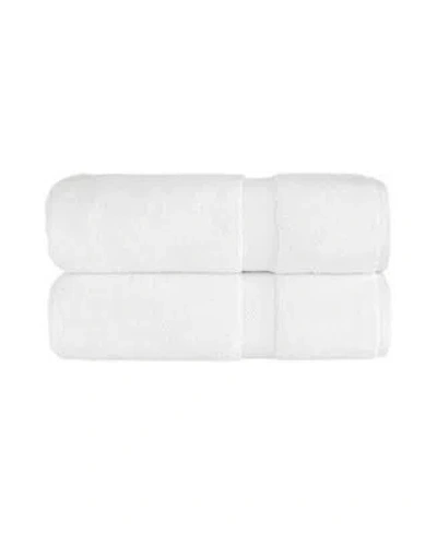 Linum Home Textiles Anovia Turkish Cotton Bath Towel Set In White