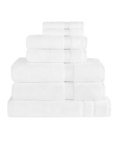 Linum Home Textiles Anovia Turkish Cotton Oversized 7-piece Towel Set In White
